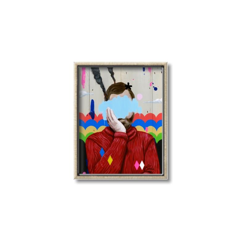 Picture of Graffiti Sadness _GroupedProduct_Rectangle_Portrait_Canvas_Framed_