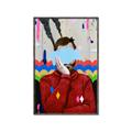 Picture of Graffiti Sadness _GroupedProduct_Rectangle_Portrait_Canvas_Framed_