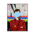 Picture of Graffiti Sadness _GroupedProduct_Rectangle_Portrait_Canvas_Framed_
