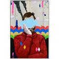 Picture of Graffiti Sadness _GroupedProduct_Rectangle_Portrait_Canvas_Framed_