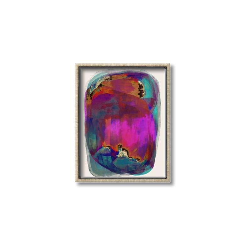Picture of Neon Infusion Planet _GroupedProduct_Rectangle_Portrait_Canvas_Framed_