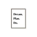 Picture of Dream Plan Do _GroupedProduct_Rectangle_Portrait_Canvas_Framed_
