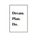Picture of Dream Plan Do _GroupedProduct_Rectangle_Portrait_Canvas_Framed_