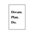 Picture of Dream Plan Do _GroupedProduct_Rectangle_Portrait_Canvas_Framed_