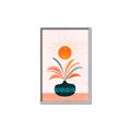 Picture of Petals and Solar Bloom _GroupedProduct_Rectangle_Portrait_Canvas_Framed_