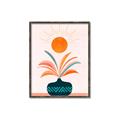 Picture of Petals and Solar Bloom _GroupedProduct_Rectangle_Portrait_Canvas_Framed_