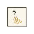Picture of Lady in Squares _GroupedProduct_Square_Canvas_Framed_