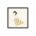 Picture of Lady in Squares _GroupedProduct_Square_Canvas_Framed_