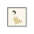 Picture of Lady in Squares _GroupedProduct_Square_Canvas_Framed_