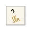 Picture of Lady in Squares _GroupedProduct_Square_Canvas_Framed_