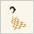 Picture of Lady in Squares _GroupedProduct_Square_Canvas_Framed_