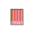 Picture of Ciao Stripes in Pink _GroupedProduct_Rectangle_Portrait_Canvas_Framed_