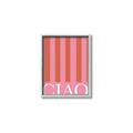 Picture of Ciao Stripes in Pink _GroupedProduct_Rectangle_Portrait_Canvas_Framed_