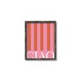 Picture of Ciao Stripes in Pink _GroupedProduct_Rectangle_Portrait_Canvas_Framed_