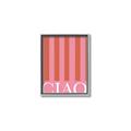 Picture of Ciao Stripes in Pink _GroupedProduct_Rectangle_Portrait_Canvas_Framed_