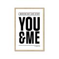 Picture of You and Me _GroupedProduct_Rectangle_Portrait_Framed_Matted_