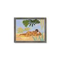 Picture of Lazyday Lady _GroupedProduct_Rectangle_Landscape_Framed_Matted_