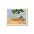 Picture of Lazyday Lady _GroupedProduct_Rectangle_Landscape_Framed_Matted_