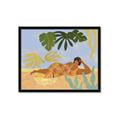 Picture of Lazyday Lady _GroupedProduct_Rectangle_Landscape_Framed_Matted_