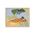 Picture of Lazyday Lady _GroupedProduct_Rectangle_Landscape_Framed_Matted_