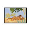 Picture of Lazyday Lady _GroupedProduct_Rectangle_Landscape_Framed_Matted_