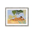 Picture of Lazyday Lady _GroupedProduct_Rectangle_Landscape_Framed_Matted_