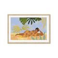 Picture of Lazyday Lady _GroupedProduct_Rectangle_Landscape_Framed_Matted_