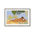 Picture of Lazyday Lady _GroupedProduct_Rectangle_Landscape_Framed_Matted_