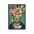 Picture of Floral Frida Everyday _GroupedProduct_Rectangle_Portrait_Framed_Matted_