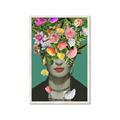 Picture of Floral Frida Everyday _GroupedProduct_Rectangle_Portrait_Framed_Matted_
