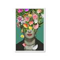 Picture of Floral Frida Everyday _GroupedProduct_Rectangle_Portrait_Framed_Matted_