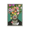 Picture of Floral Frida Everyday _GroupedProduct_Rectangle_Portrait_Framed_Matted_