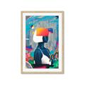 Picture of Luminous Blue Girl _GroupedProduct_Rectangle_Portrait_Framed_Matted_