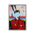 Picture of Graffiti Sadness _GroupedProduct_Rectangle_Portrait_Framed_Matted_