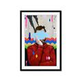 Picture of Graffiti Sadness _GroupedProduct_Rectangle_Portrait_Framed_Matted_