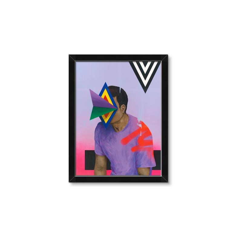 Picture of Manly Neon Expressions _GroupedProduct_Rectangle_Portrait_Framed_Matted_