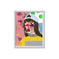 Picture of Abstracted Neon Expressions _GroupedProduct_Rectangle_Portrait_Framed_Matted_