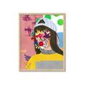Picture of Abstracted Neon Expressions _GroupedProduct_Rectangle_Portrait_Framed_Matted_
