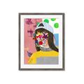 Picture of Abstracted Neon Expressions _GroupedProduct_Rectangle_Portrait_Framed_Matted_