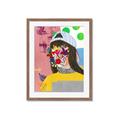 Picture of Abstracted Neon Expressions _GroupedProduct_Rectangle_Portrait_Framed_Matted_