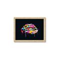 Picture of Graffiti Glow Lips _GroupedProduct_Rectangle_Landscape_Framed_Matted_