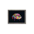 Picture of Graffiti Glow Lips _GroupedProduct_Rectangle_Landscape_Framed_Matted_