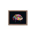 Picture of Graffiti Glow Lips _GroupedProduct_Rectangle_Landscape_Framed_Matted_