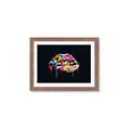 Picture of Graffiti Glow Lips _GroupedProduct_Rectangle_Landscape_Framed_Matted_