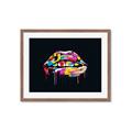 Picture of Graffiti Glow Lips _GroupedProduct_Rectangle_Landscape_Framed_Matted_