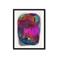 Picture of Neon Infusion Planet _GroupedProduct_Rectangle_Portrait_Framed_Matted_