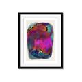 Picture of Neon Infusion Planet _GroupedProduct_Rectangle_Portrait_Framed_Matted_