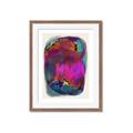 Picture of Neon Infusion Planet _GroupedProduct_Rectangle_Portrait_Framed_Matted_