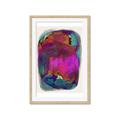 Picture of Neon Infusion Planet _GroupedProduct_Rectangle_Portrait_Framed_Matted_