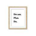 Picture of Dream Plan Do _GroupedProduct_Rectangle_Portrait_Framed_Matted_
